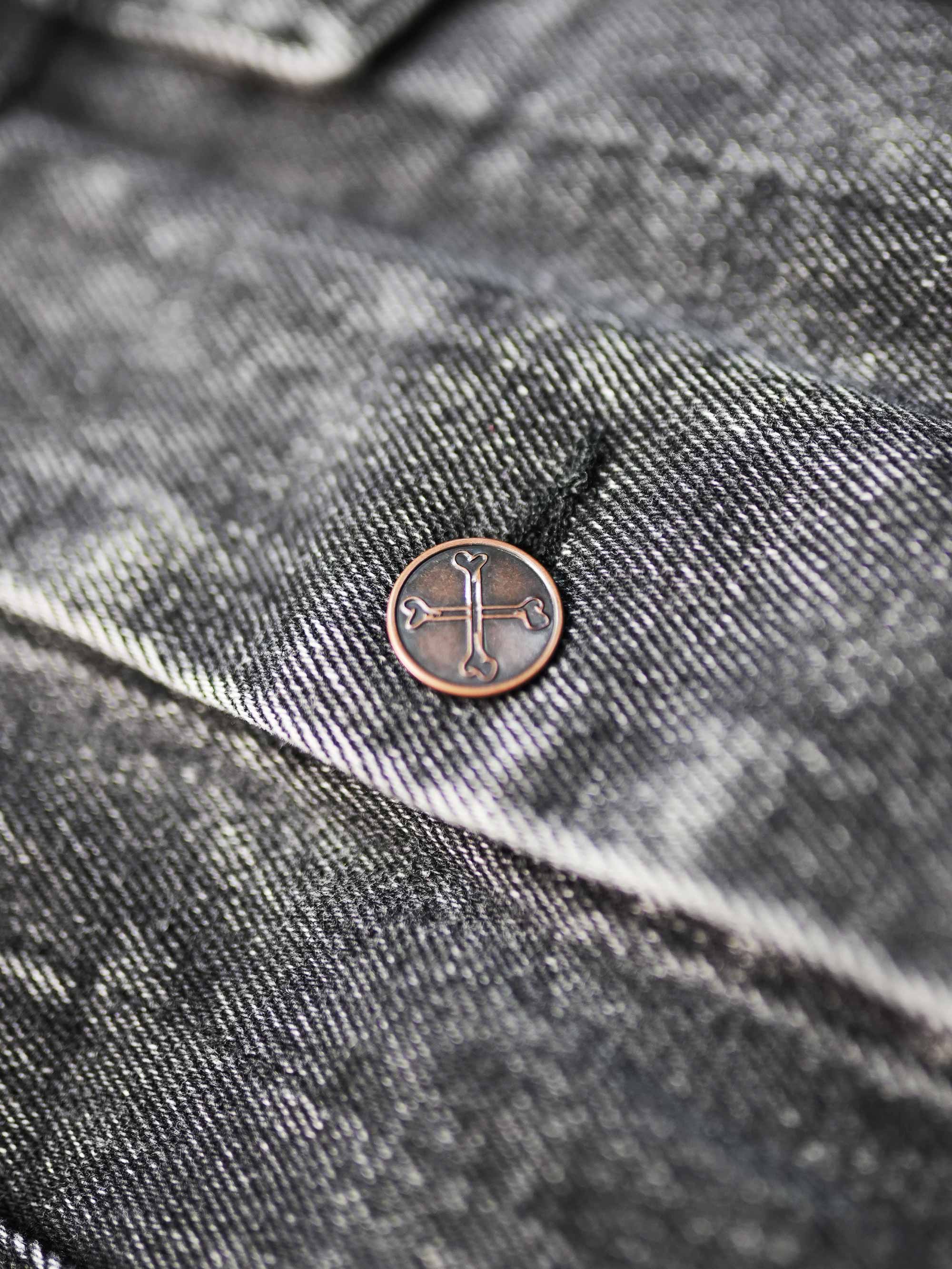 Punk Lover's Jacket - Washed Black