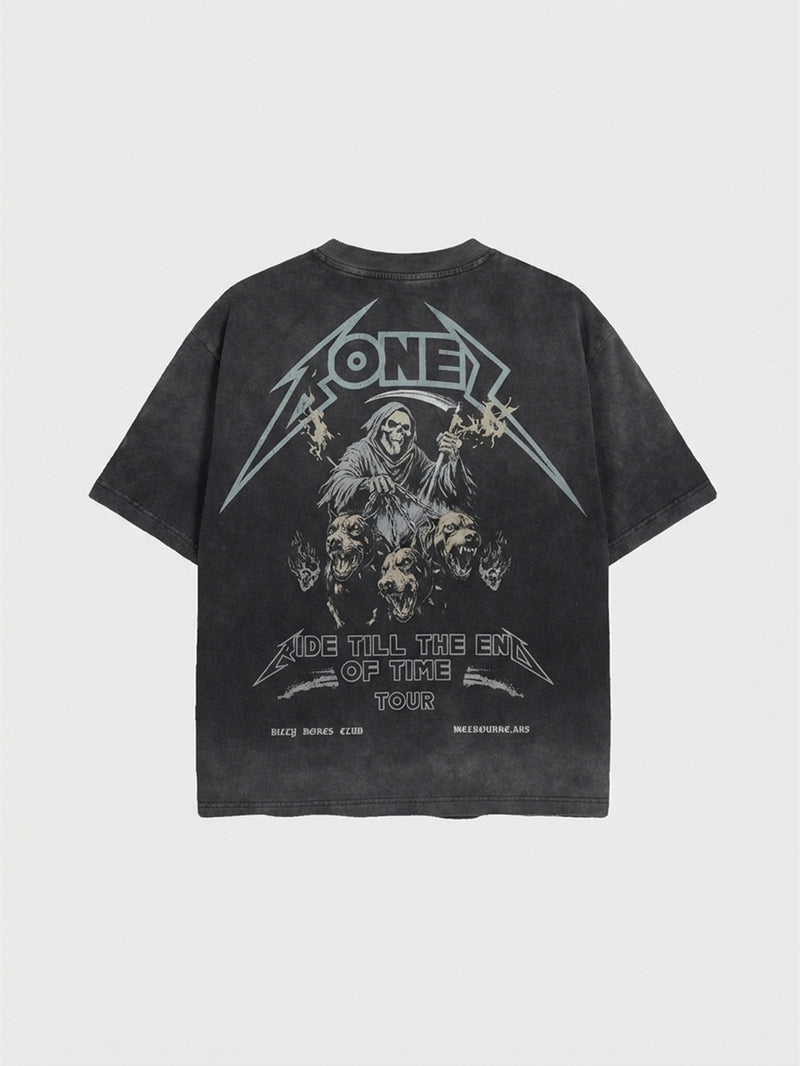 Till The End Legacy Tee - Sunfaded Black