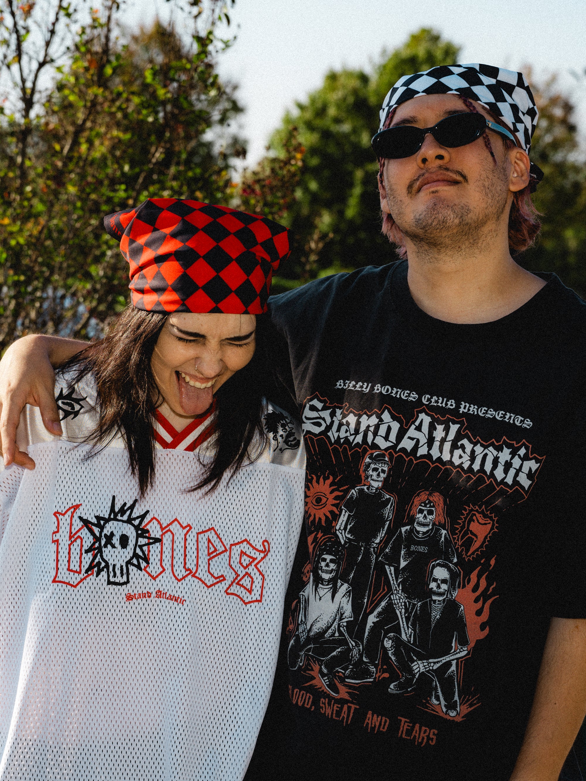 Stand Atlantic x Bones Bandanna - Red