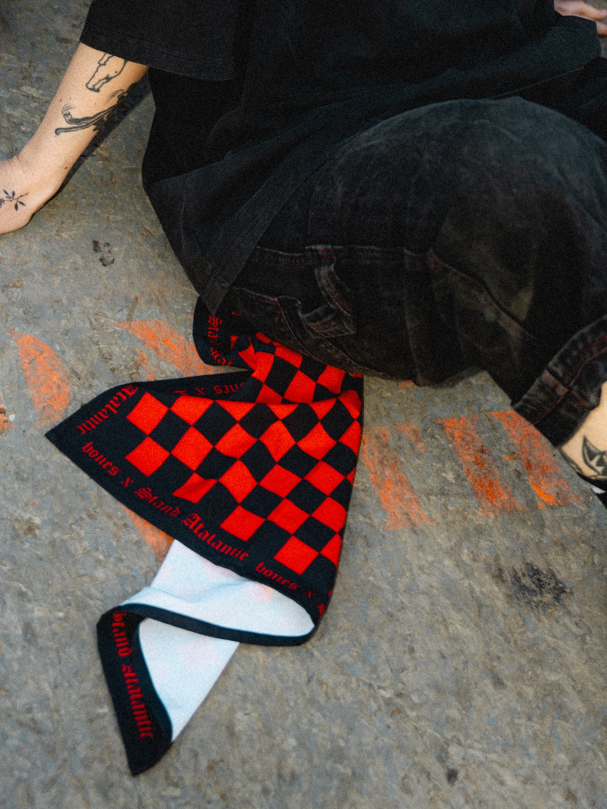 Stand Atlantic x Bones Bandanna - Red