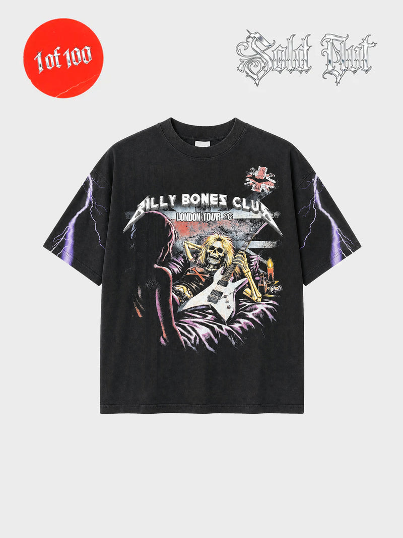 Bones London Tour Legacy Tee - Vintage Black