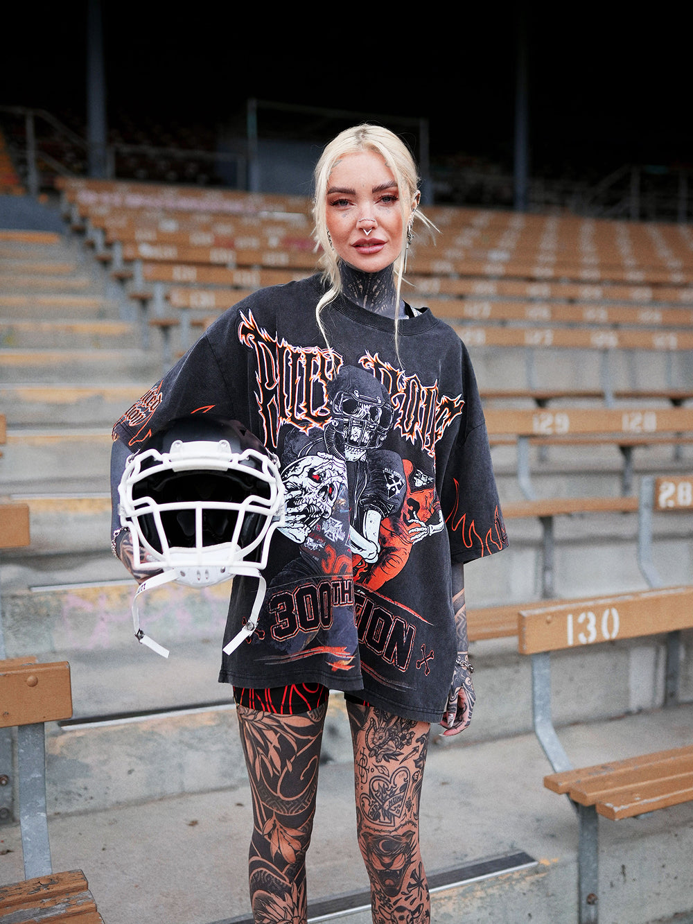 The 300th Edition Tee - Washed Black
