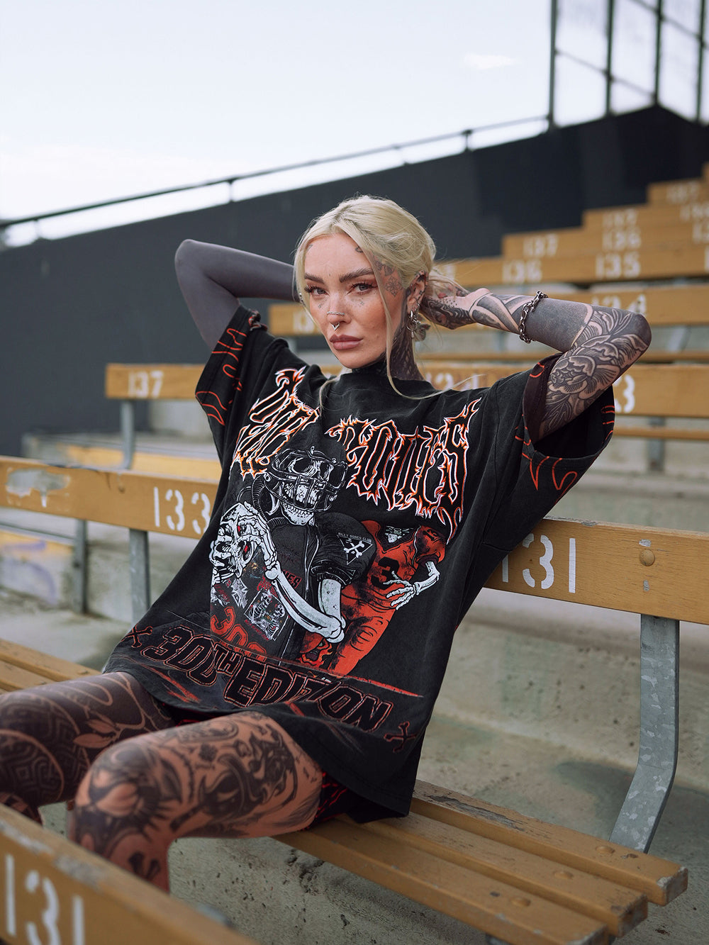 The 300th Edition Tee - Washed Black