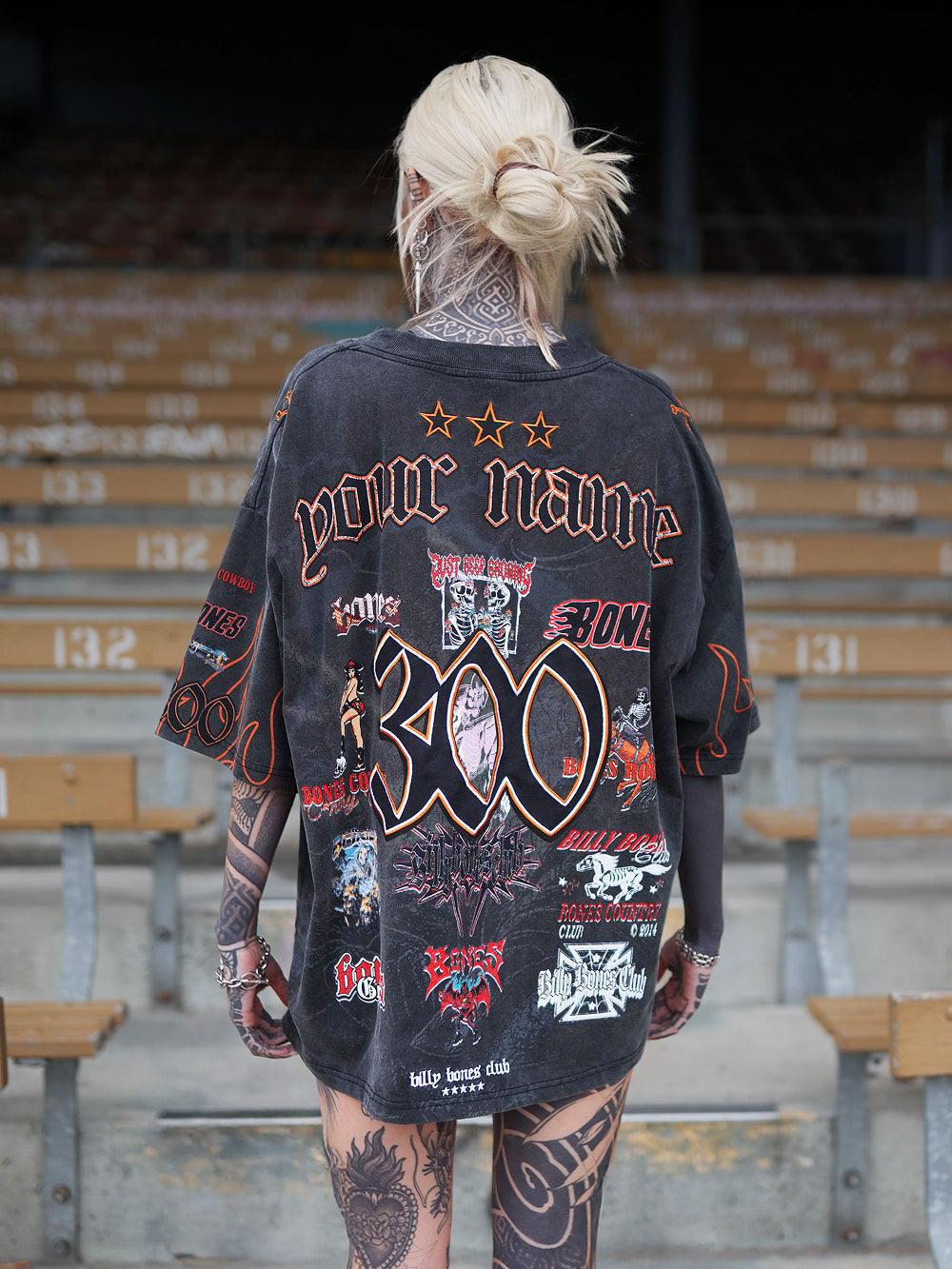 The 300th Edition Tee - Washed Black