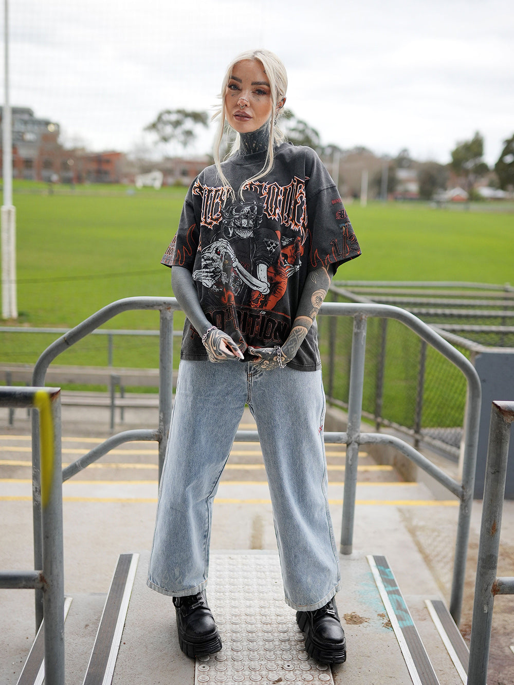 The 300th Edition Tee - Washed Black