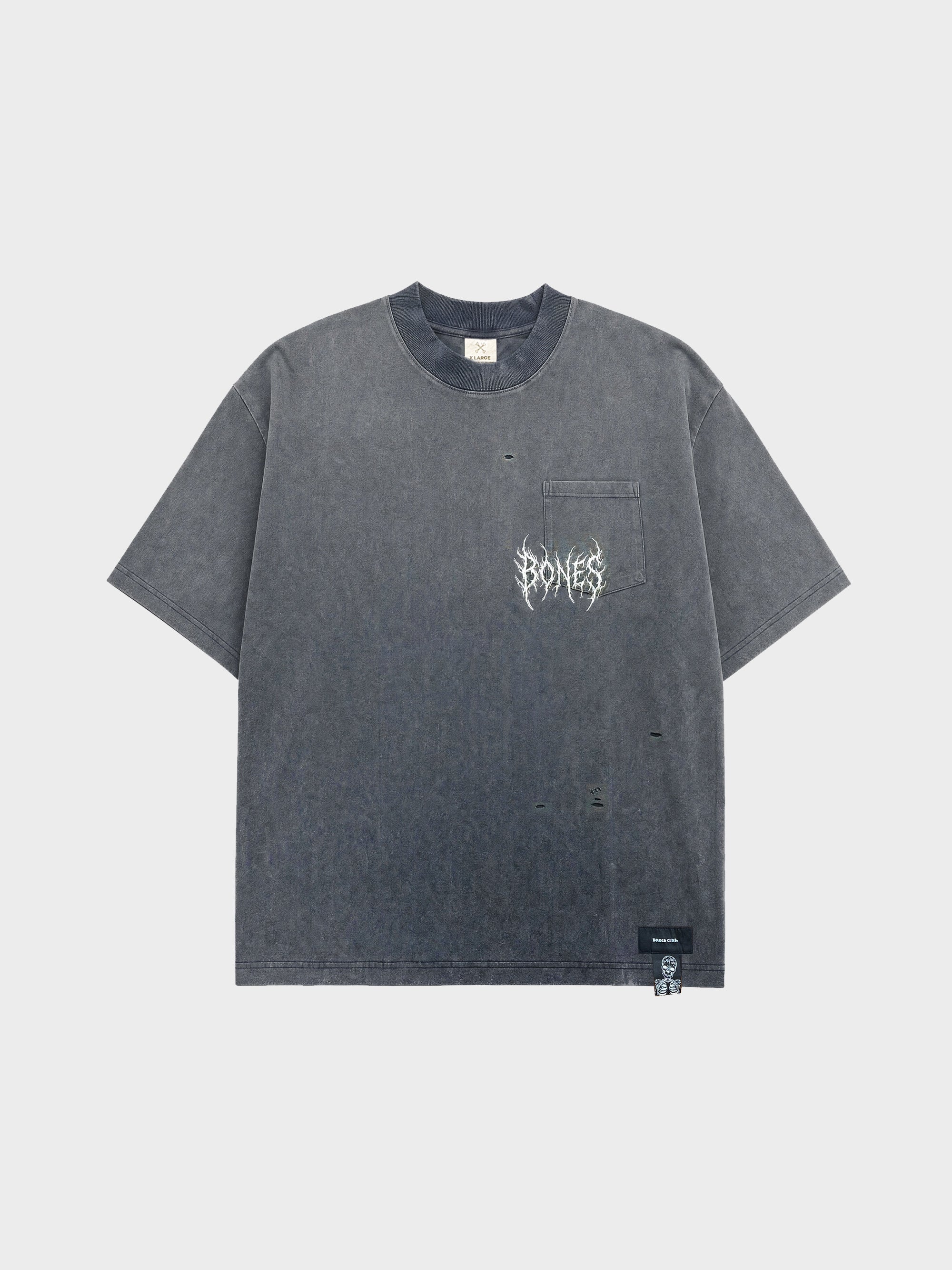 Punk Pocket Tee - Sunwashed Grey