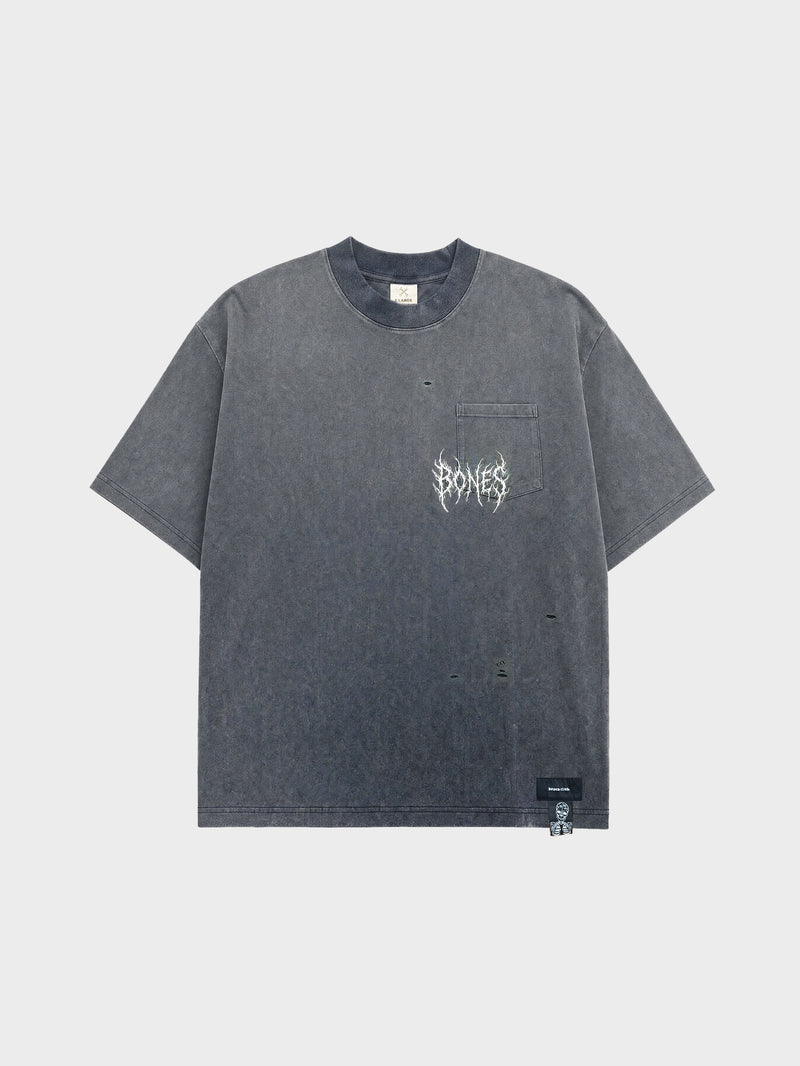 Punk Pocket Tee - Sunfaded Grey