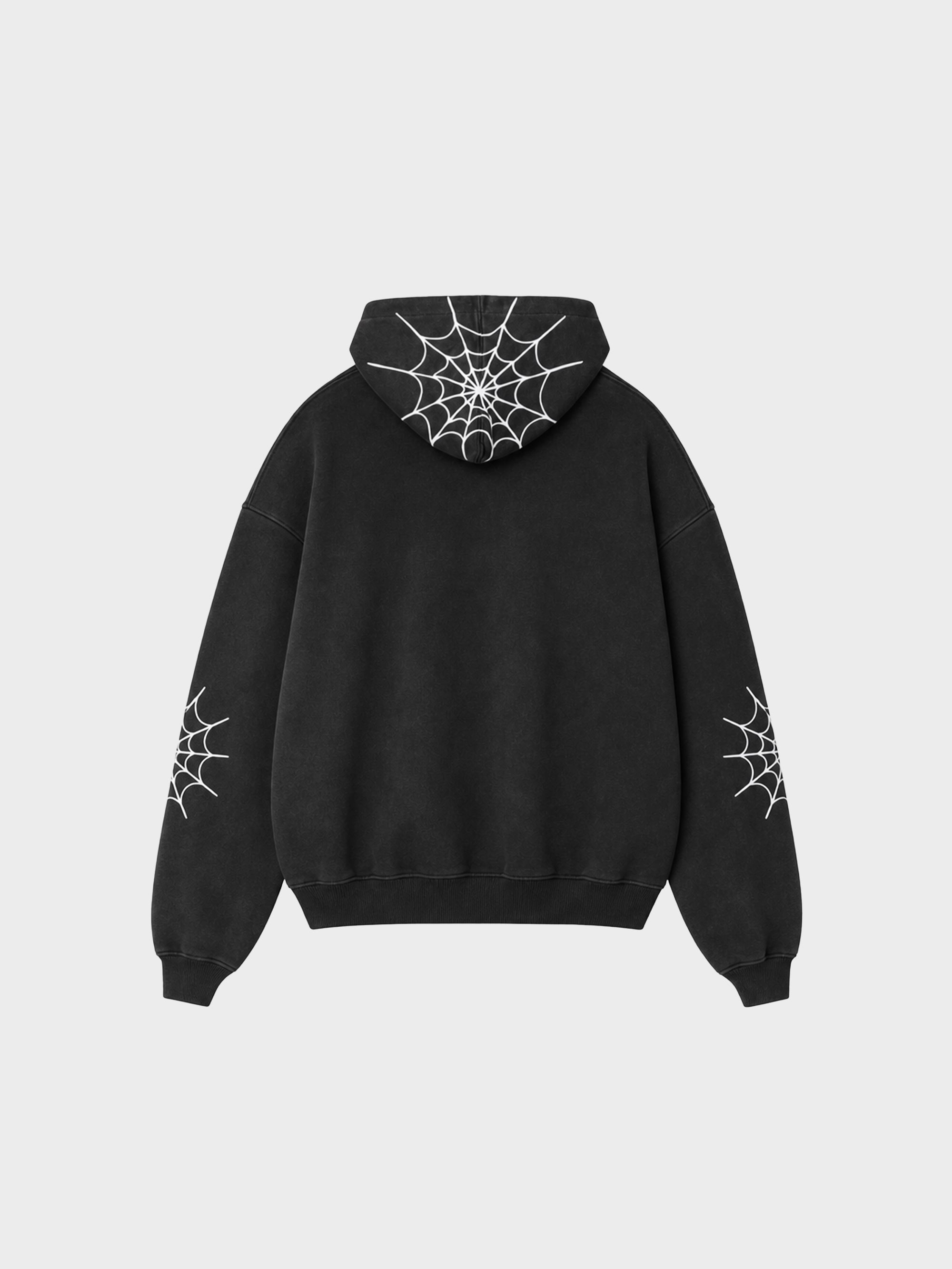 Spider Hoodie - Vintage Black