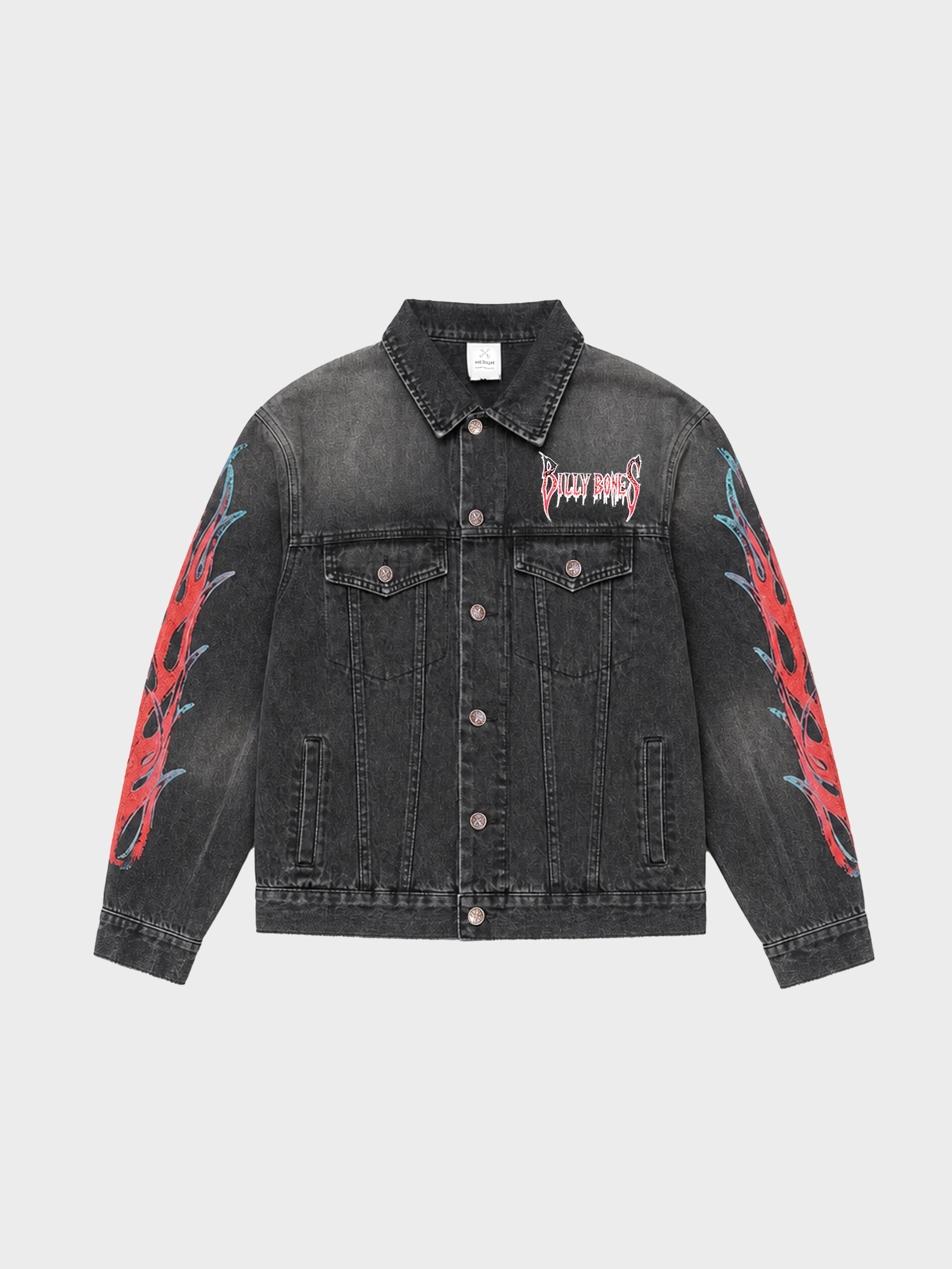 Punk Lover's Jacket - Washed Black