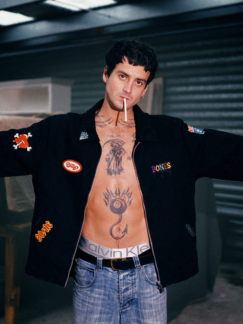 Bones DIY Patch Jacket - Vintage Black