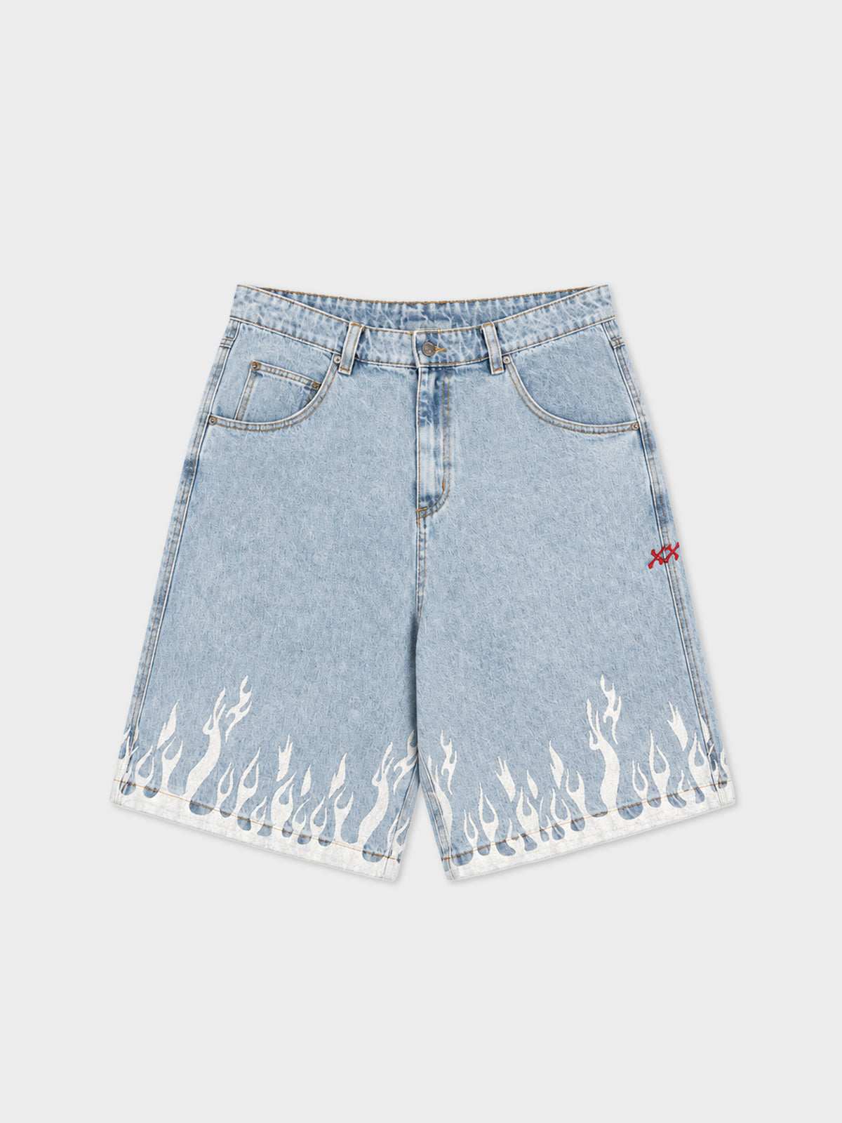 Burner Denim Jorts - Washed Blue