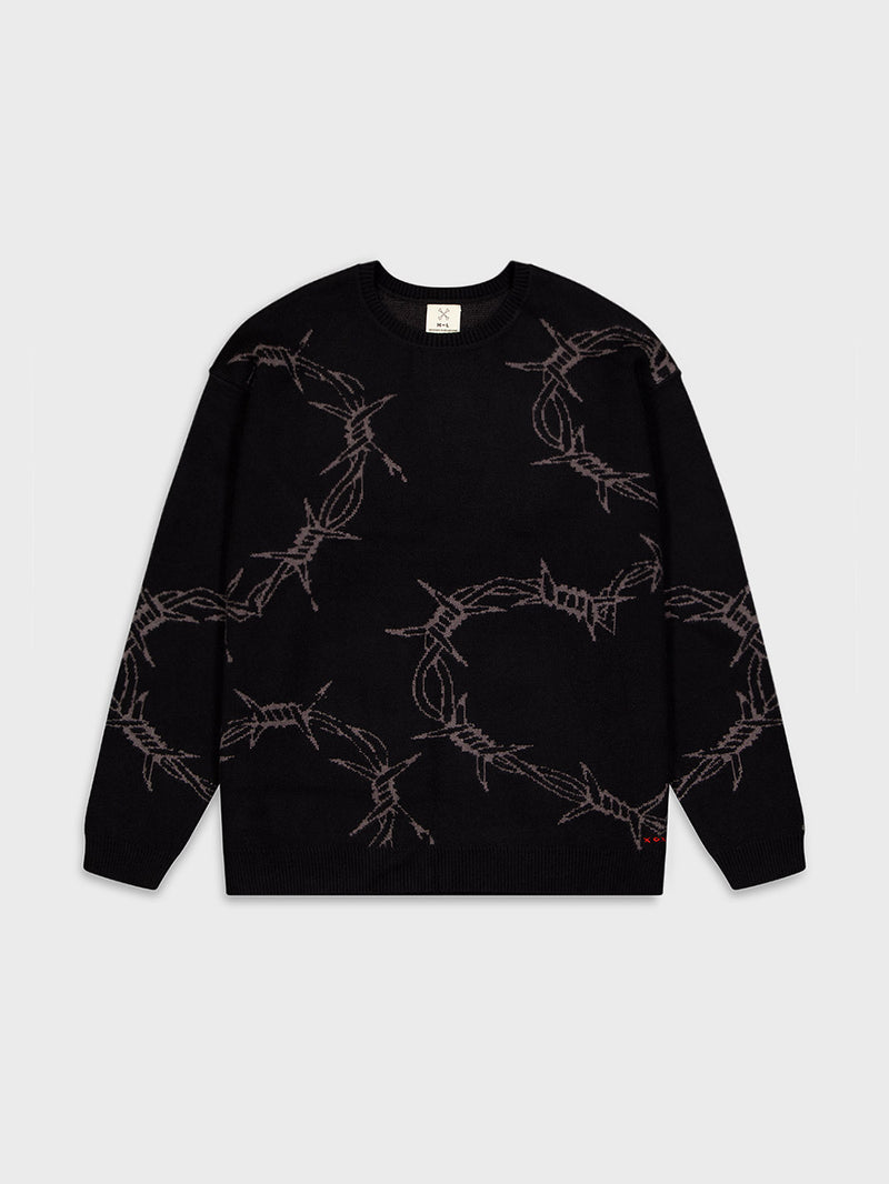 College Dropout Knit - Black/Grey