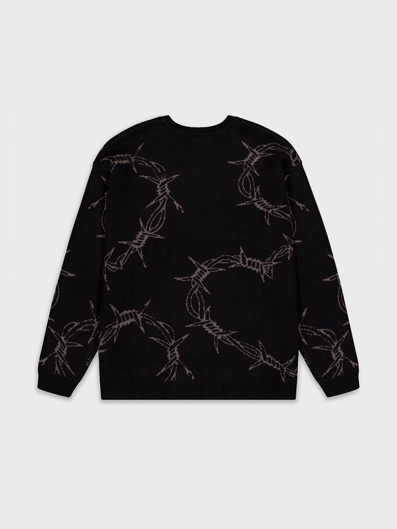 College Dropout Knit - Black/Grey