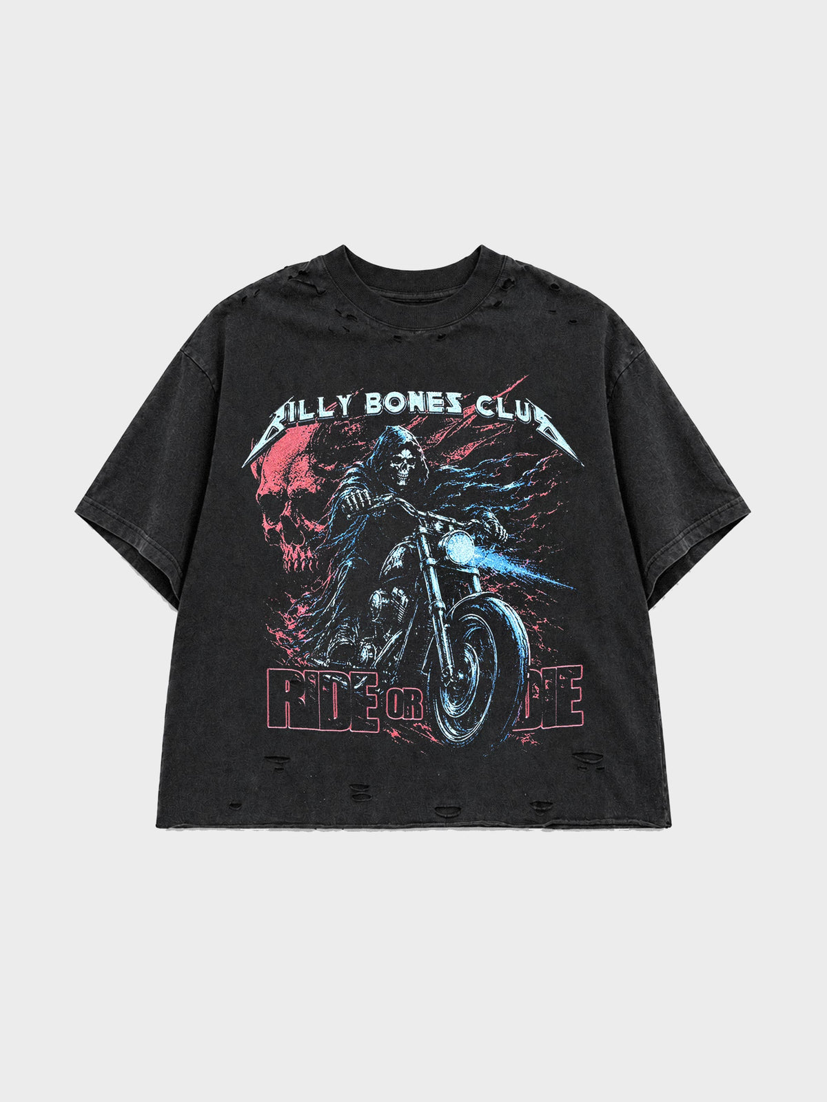Grim Rider Tee - Slub Black