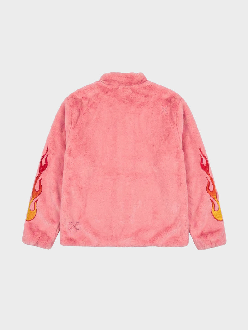 Flaming Fur Jacket - Pink