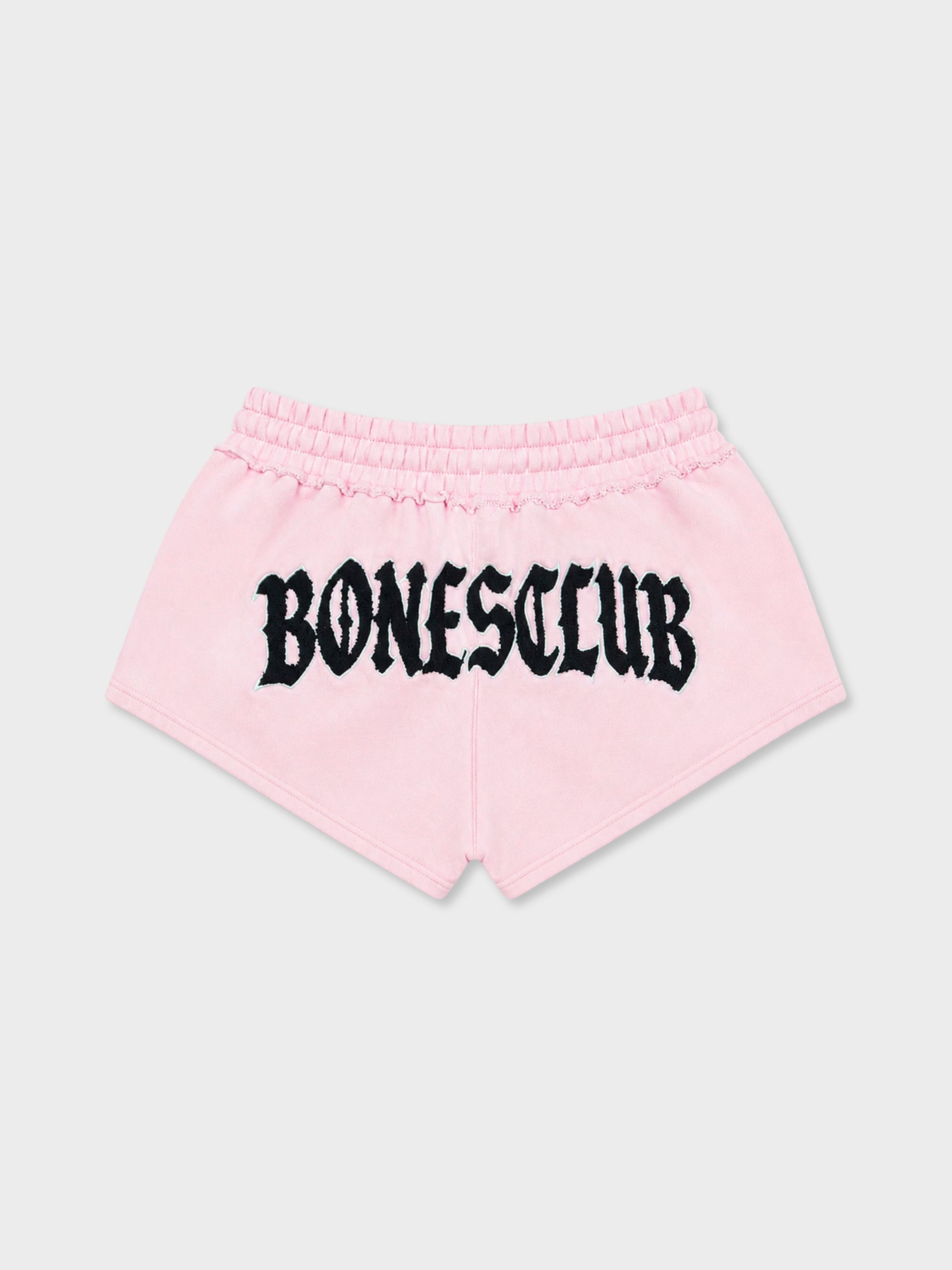 Bones Club Booty Shorts - Washed Pink
