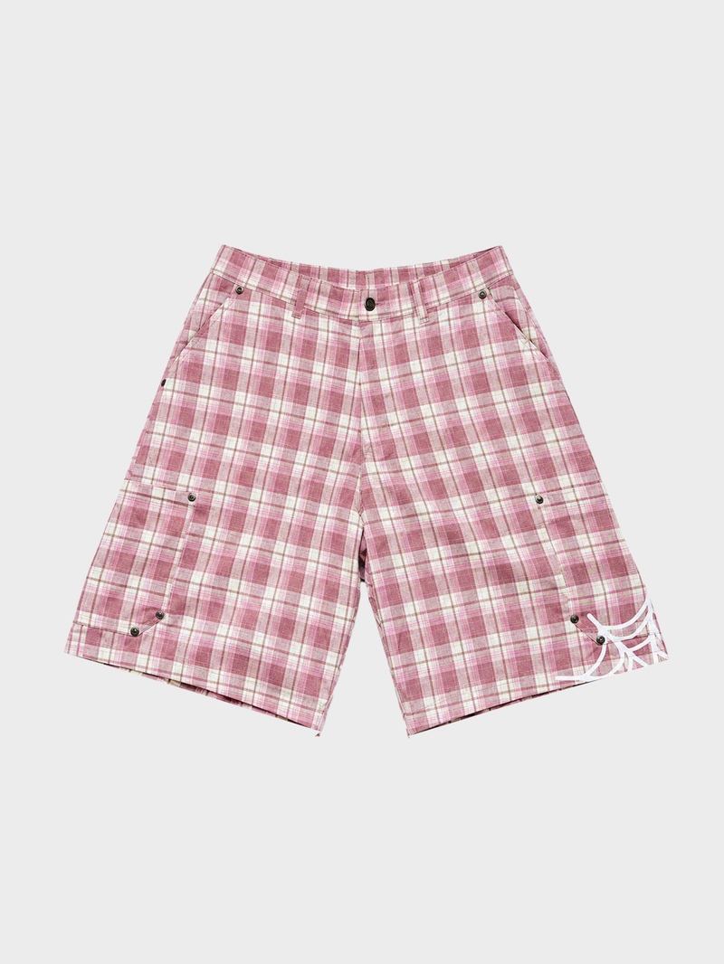 Swingers Plaid Shorts - Pink