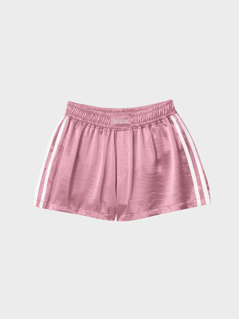 Double Crossed Silk Short - Pink