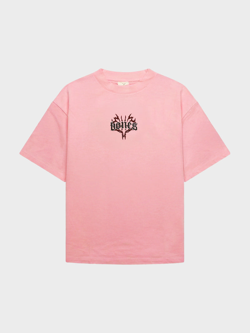 Tribal Steeze Tee - Washed Pink