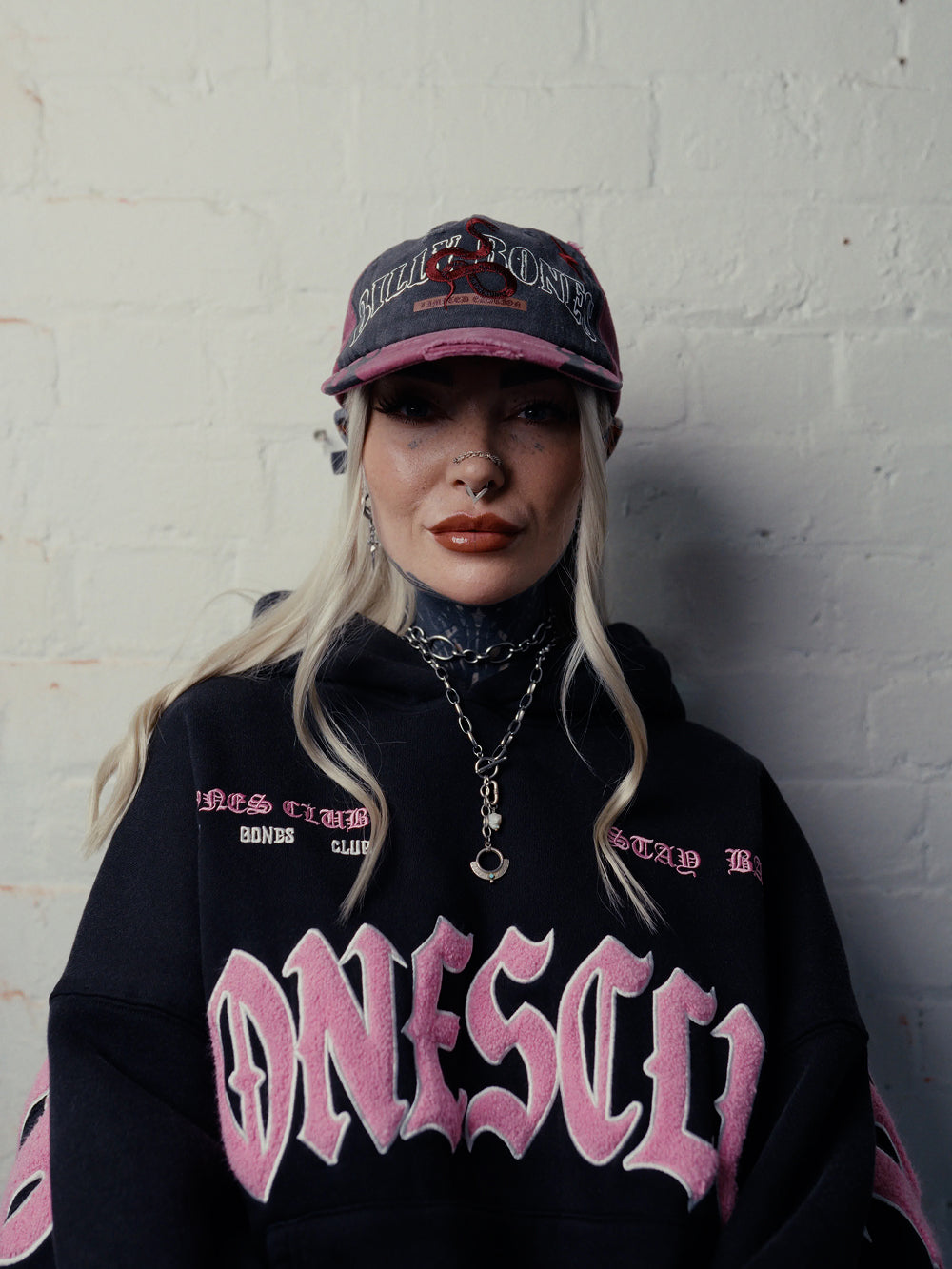 Serpent Machine Cap - Washed Red