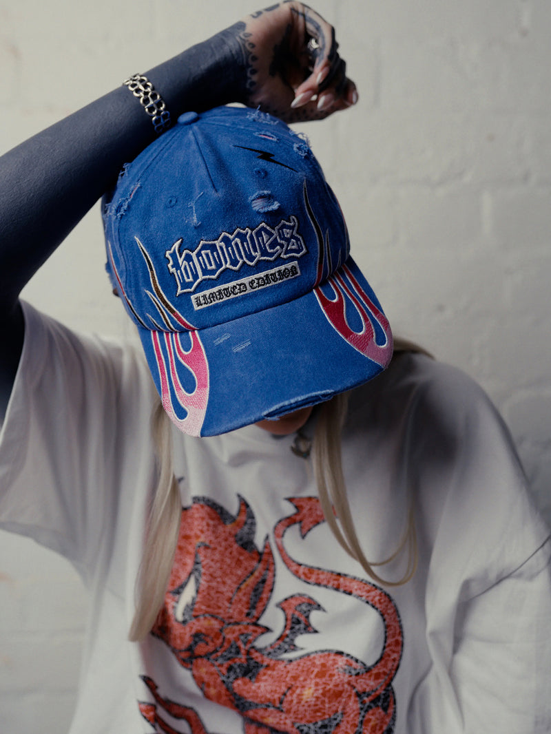 Hot Head Cap - Washed Blue