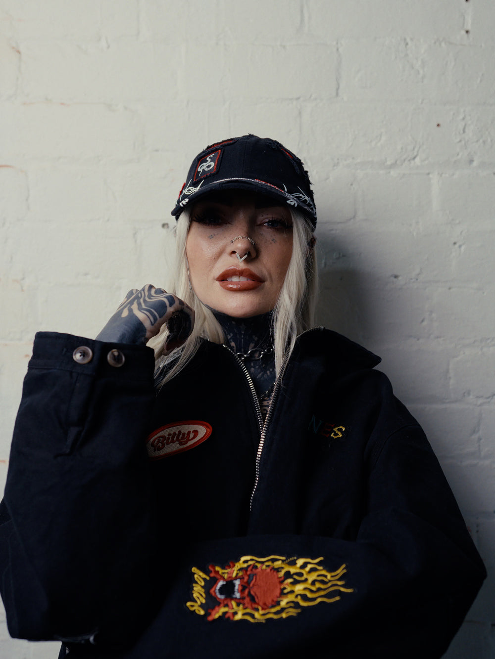 Patch Me Up Cap - Washed Black
