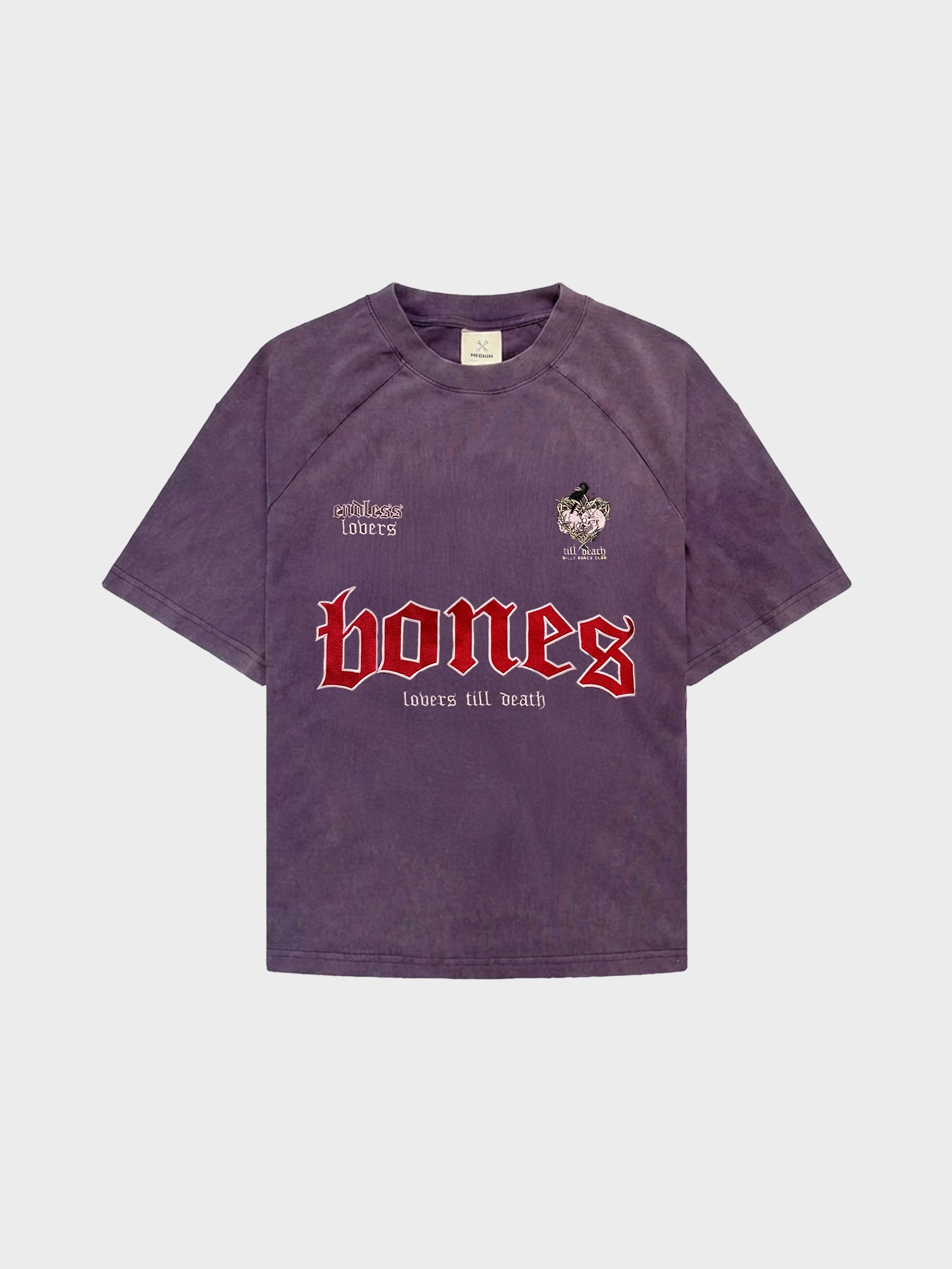 Endless 2.0 Contrast Stitch Tee - Washed Purple