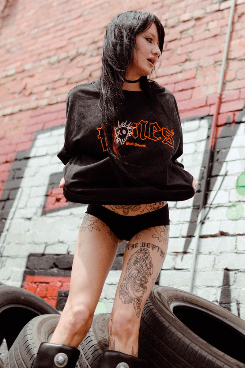 Stand Atlantic x Bones Tee - Vintage Black