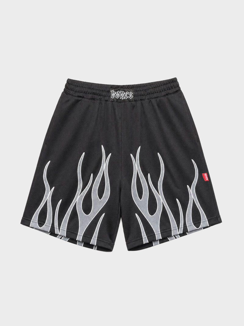 Flamed Baller Shorts - Black