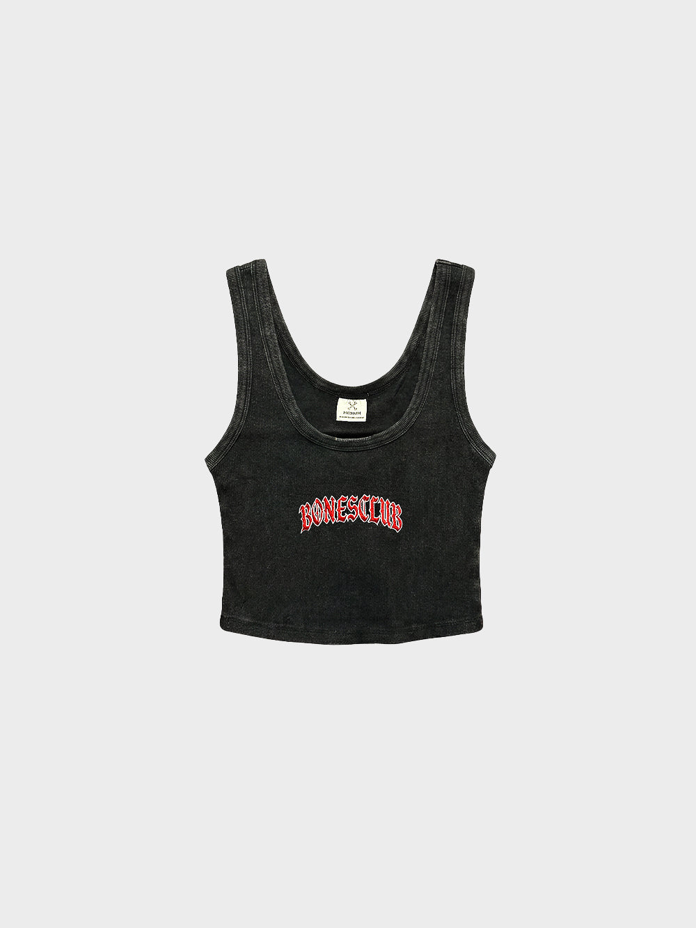 Bones Club Ribbed Tank - Black