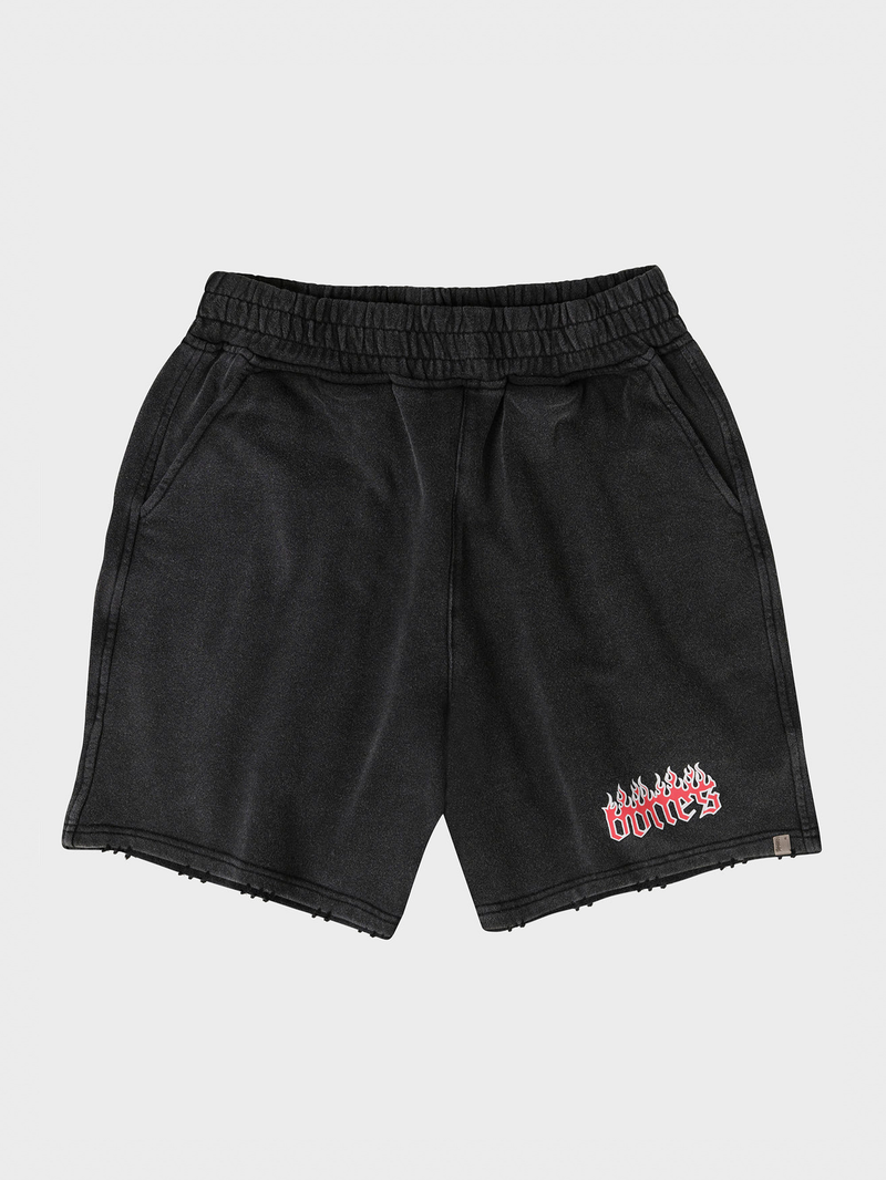 Adrenaline Jersey Shorts - Washed Black
