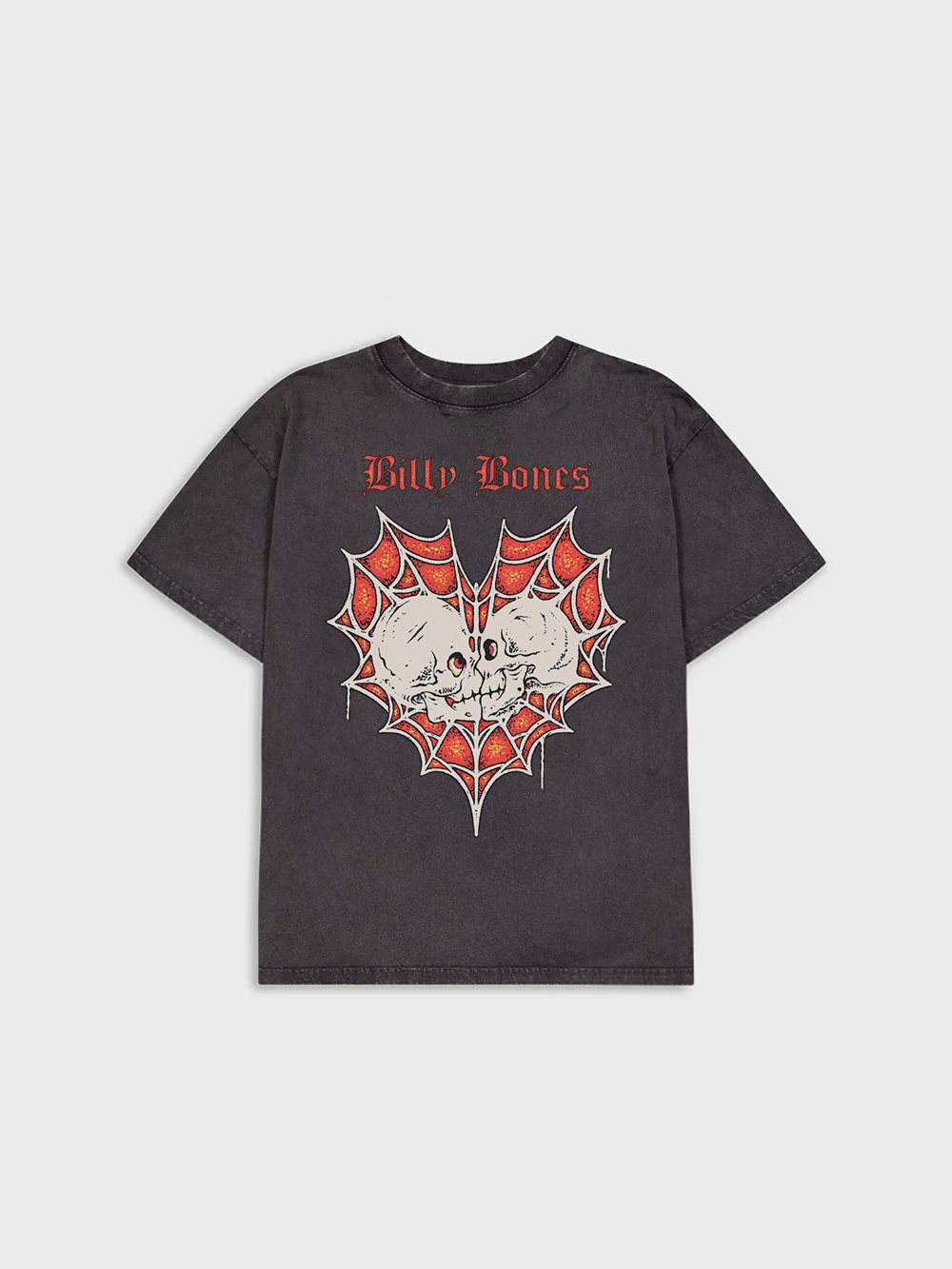 Spider's Kiss Tee - Washed Black