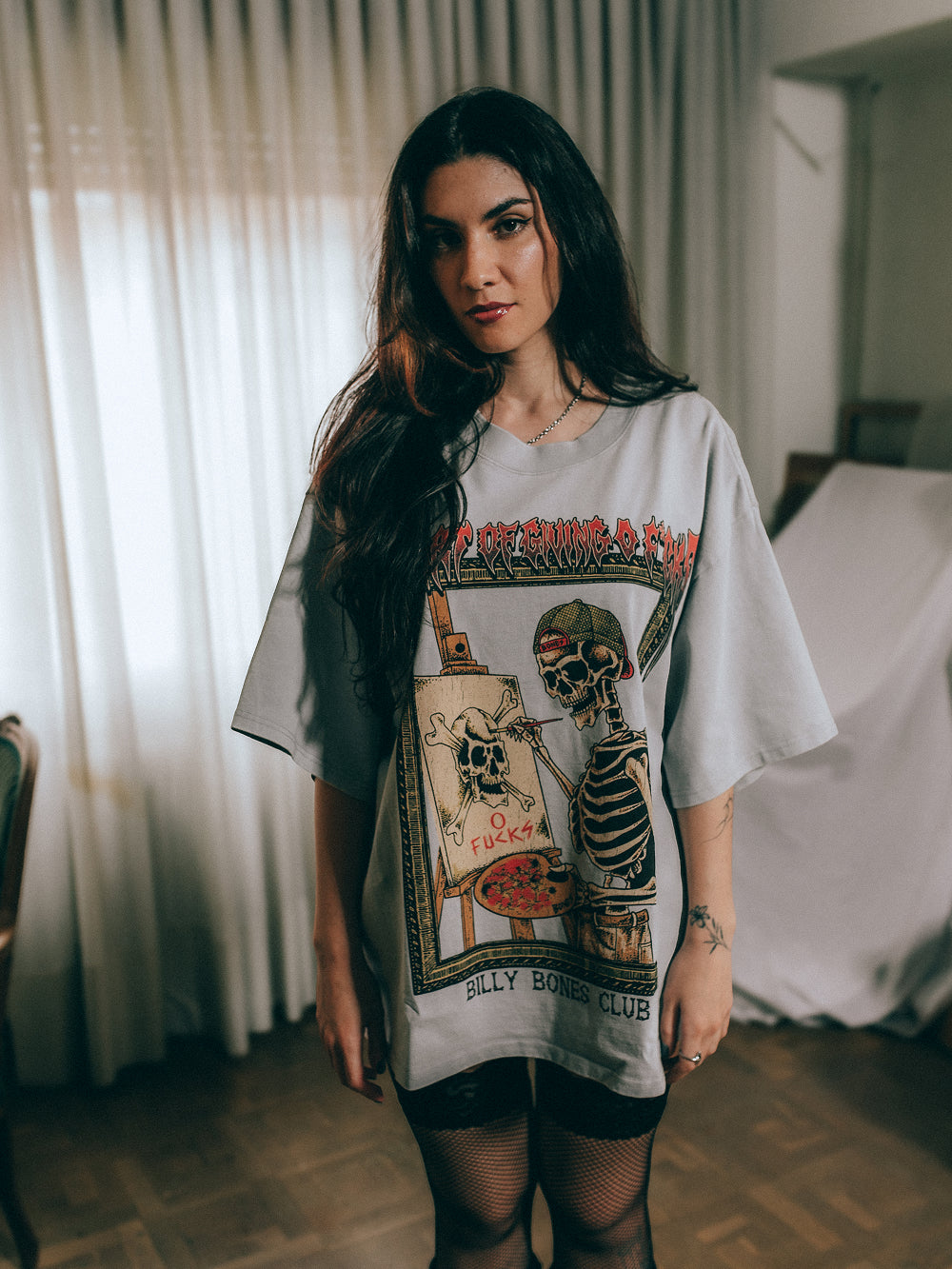 The Art of Zero F*s Tee - Ice Blue