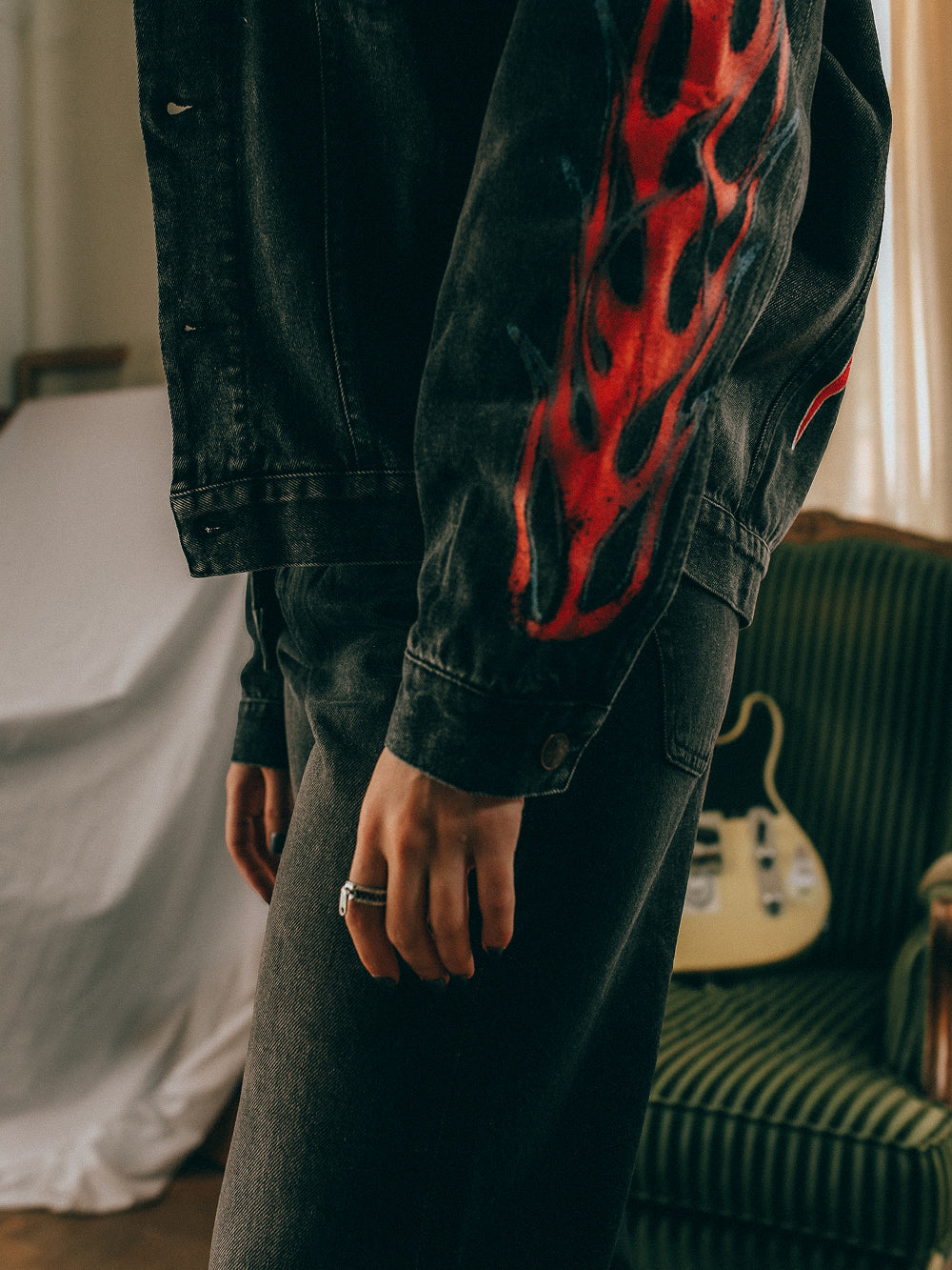 Punk Lover's Jacket - Washed Black