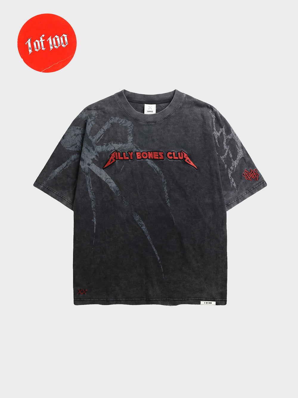 Crawler Legacy Tee - Washed Black