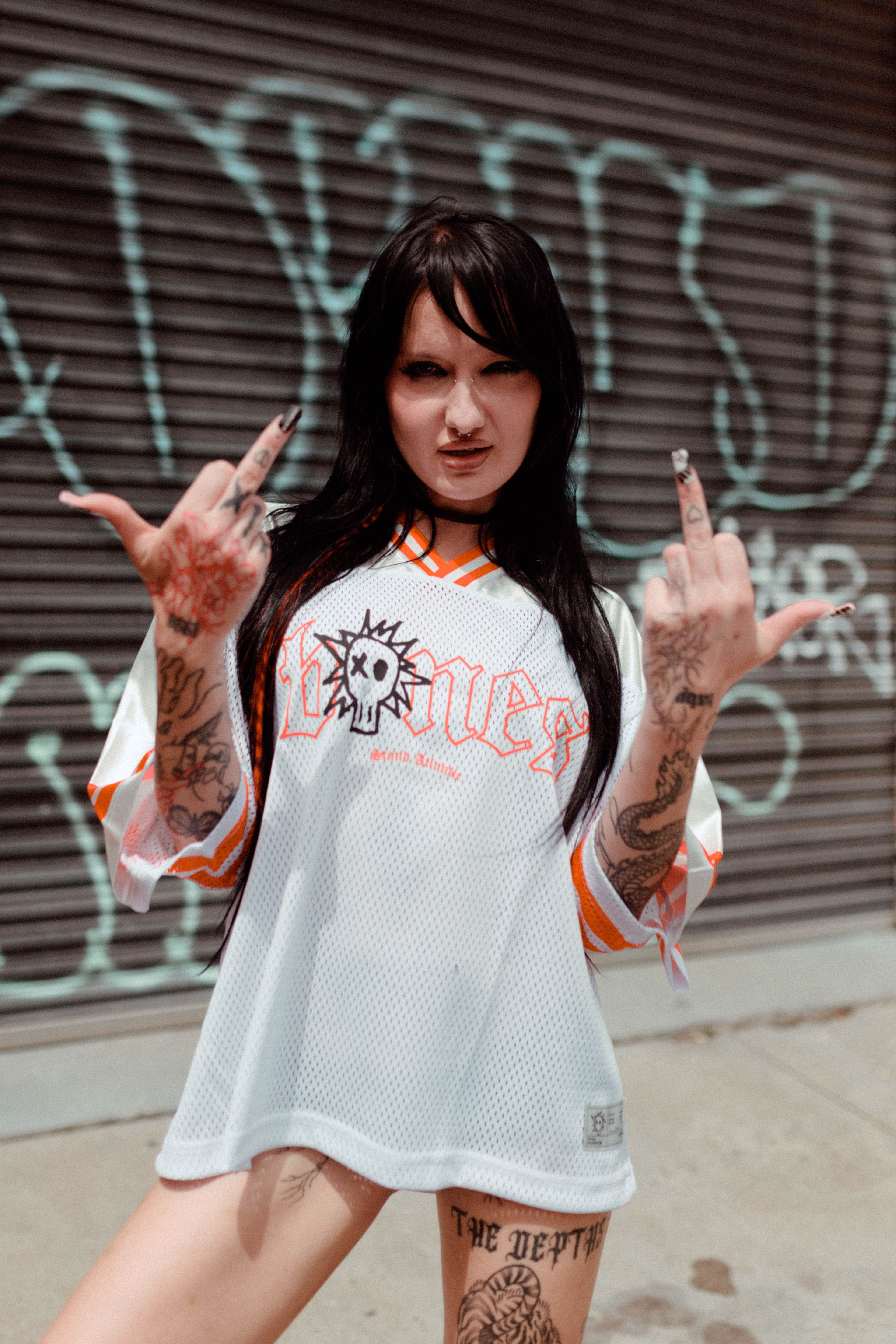 Stand Atlantic x Bones Jersey - White/Red