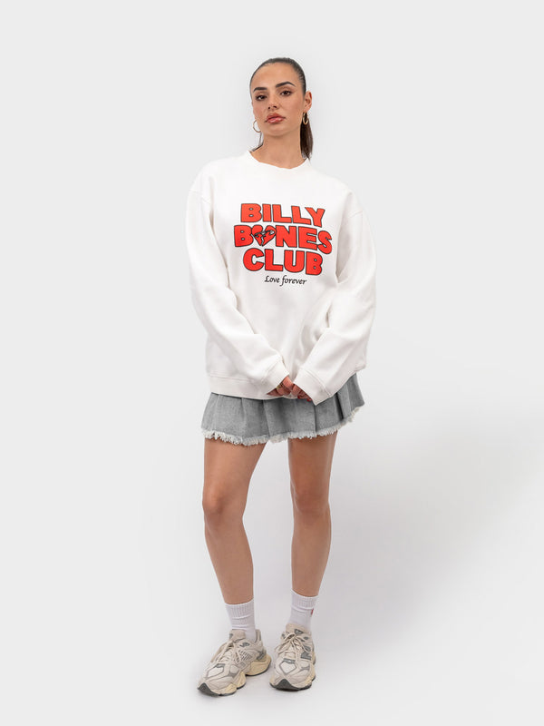 Bones Motel High Crew - Washed Black