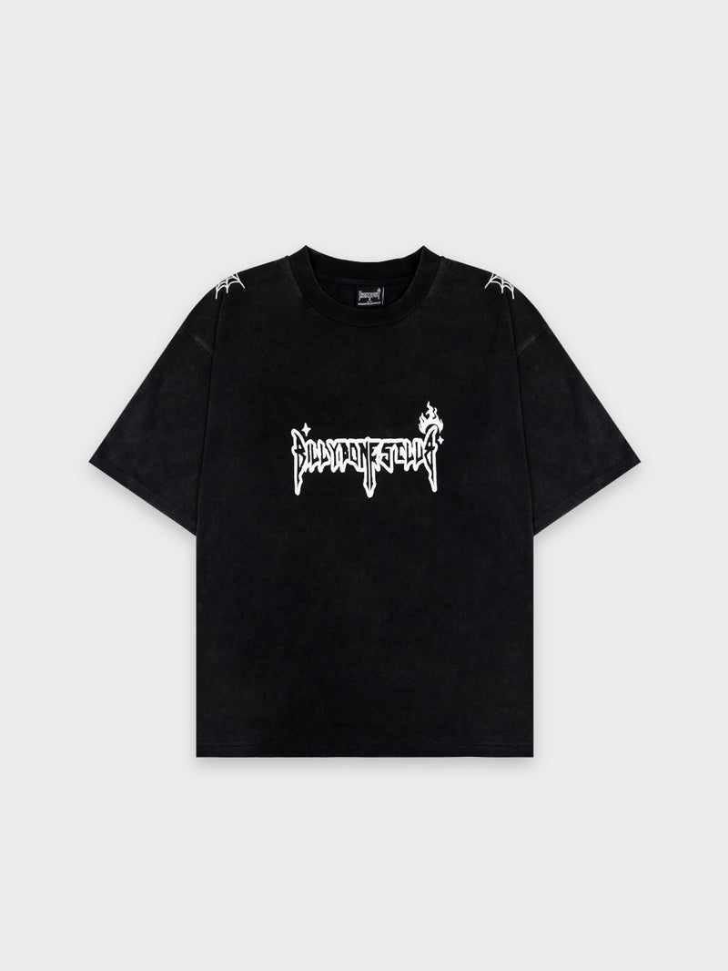 Small Steps Tee - Vintage Black