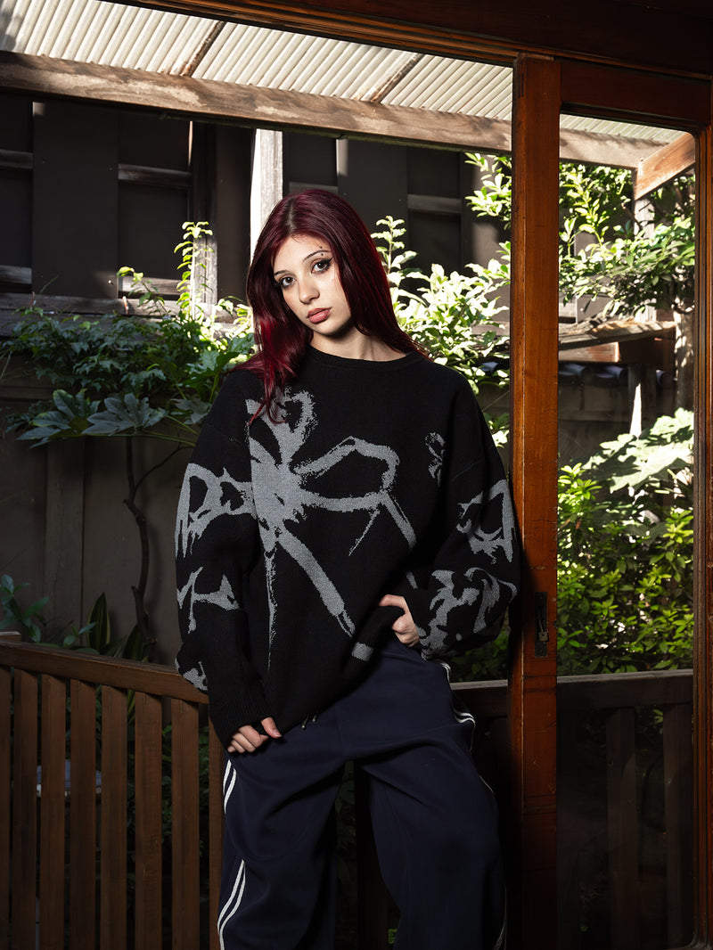 Bones Crawler Knit - Black