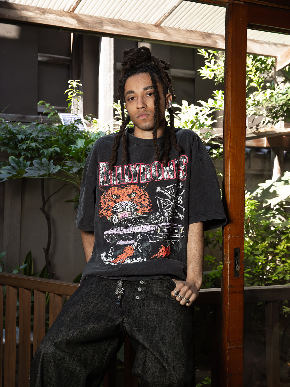 Reckless Tee - Washed Black