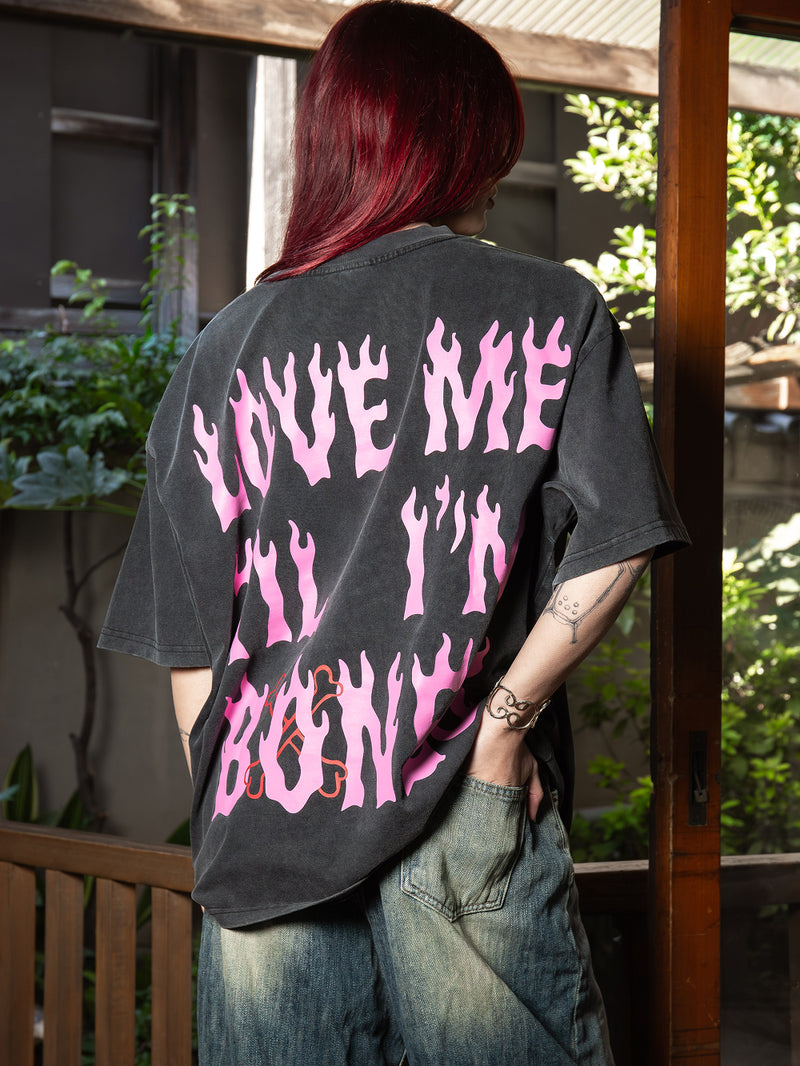 Love Me Till I'm Bones - Vintage Black