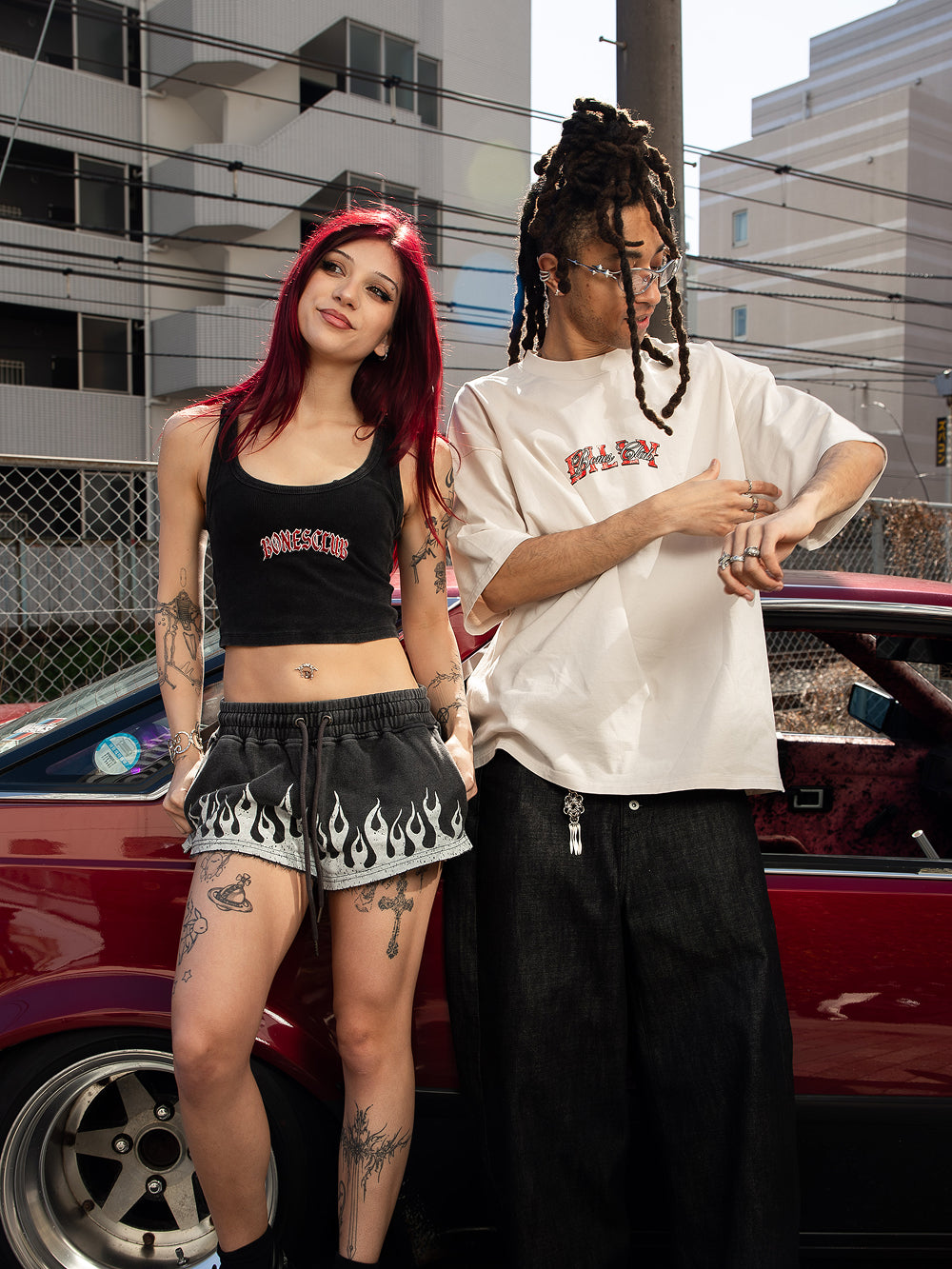 Booty Burners - Washed Black