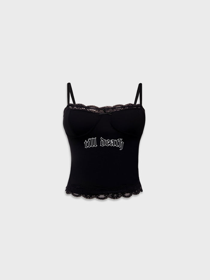 Christian Death Slit Lace Dress